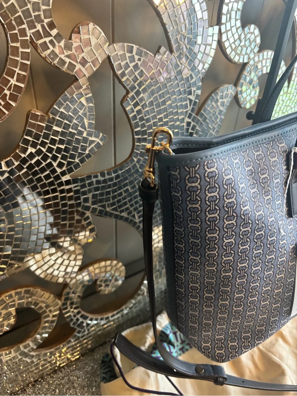 ⭐️Tory‎ Burch Gemini Link Canvas Small Tote